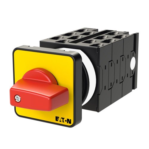 Eaton AAN-UIT-schakelaar, 9-polig + 2MC + 1VC, 20 A, NOOD-UIT-functie, 90 &deg;, - Eaton 015374 l - 20056736