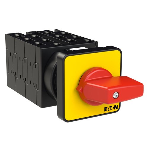 Eaton AAN-UIT-schakelaar, 9-polig + 2MC + 1VC, 20 A, NOOD-UIT-functie, 90 &deg;, - Eaton 015374 r - 20056736