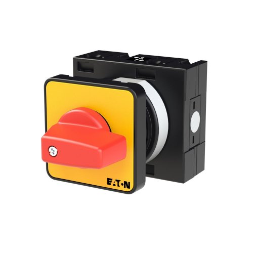 Eaton AAN-UIT-schakelaar, 2-polig, 32 A, NOOD-UIT-functie, 90 &deg;, inbouw - Eaton 016318 l - 20056810
