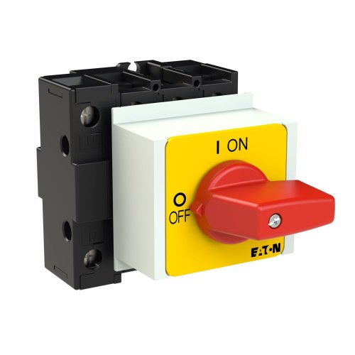 Eaton AAN-UIT-schakelaar, 3-polig + N, 25 A, NOOD-UIT-functie, Verdelerinbou - Eaton 017886 r - 20056857