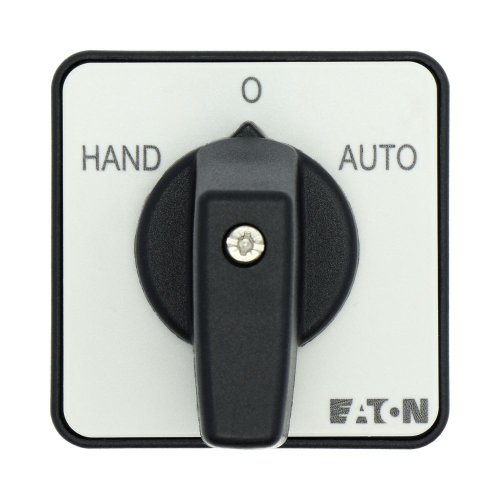 Eaton Omschakelaar, Contacten: 2, 20 A, Frontplaat: HAND-0-AUTO, 45 &deg;, vast, - Eaton 019872 c - 20056911