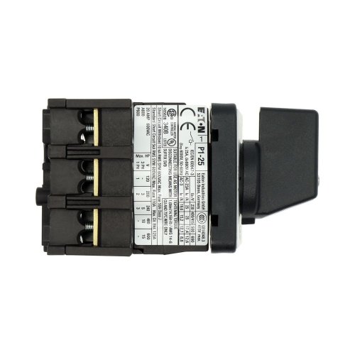EATON aan/uit schakelaar front inbouw 3p p1-25/e - Eaton 038724 tp - 38724