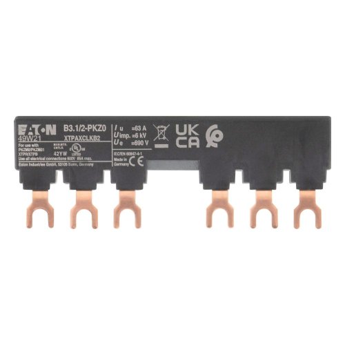 Eaton Kamrail B3.1/2-PKZ0 - 3P - 63 A - - mm2 - Vork - Lengte 99 mm - - Eaton 044945 c - 20057339