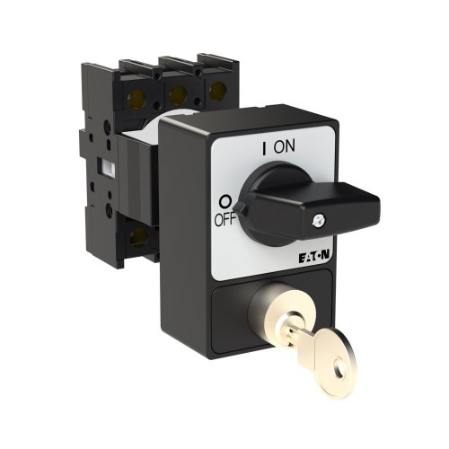 Eaton Paniekschakelaar, 3-polig, 25 A, Cilinderslotvergrendeling SVA, Frontp - Eaton 044977 r - 20057478