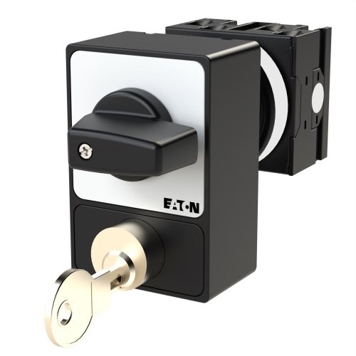 Eaton Omschakelaar, 4-polig, 20 A, Cilinderslotvergrendeling SVA, frontplaat - Eaton 050976 l - 20057489