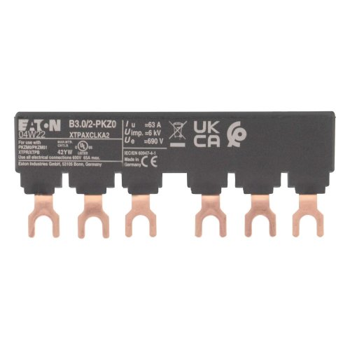 Eaton Kamrail B3.0/2-PKZ0 - 3P - 63 A - - mm2 - Vork - Lengte 90 mm - - Eaton 063961 c - 20057743