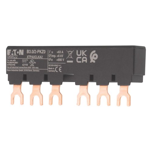 Eaton Kamrail B3.0/2-PKZ0 - 3P - 63 A - - mm2 - Vork - Lengte 90 mm - - Eaton 063961 l - 20057743