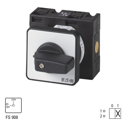 Eaton AAN-UIT-schakelaar, 1-polig, 32 A, 90 &deg;, inbouw - Eaton 064208 l1 - 20057745