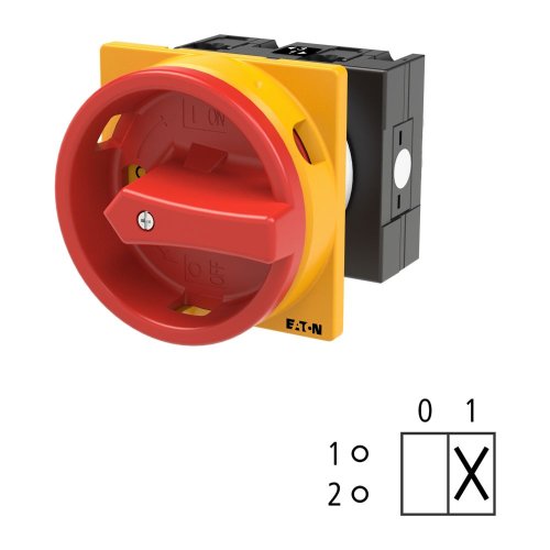 Eaton Hoofdschakelaar, 1-polig, 32 A, NOOD-UIT-functie, 90 &deg;, Afsluitbaar in - Eaton 066576 l1 - 20057777