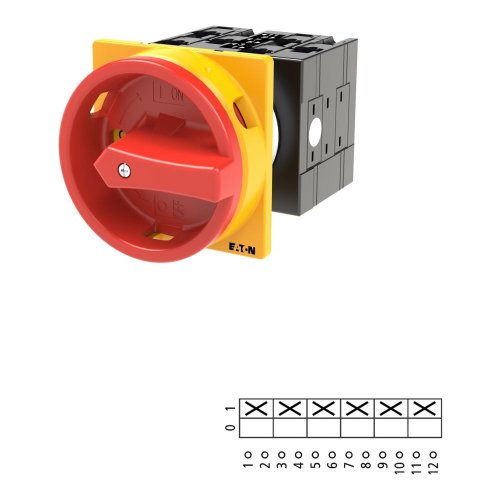 EATON nood/uit schakelaar front inb 6p T3-3-8342/EA/SVB - Eaton 071326 l1 - 11008744