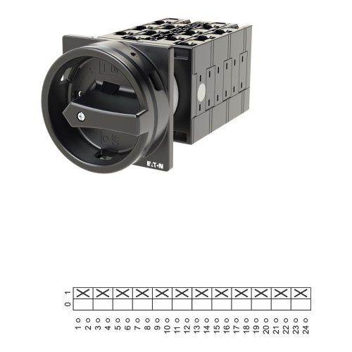 Eaton Hoofdschakelaar, 12-polig, 32 A, HOLD-functie, 90 &deg;, inbouw - Eaton 092683 l1 - 20058269