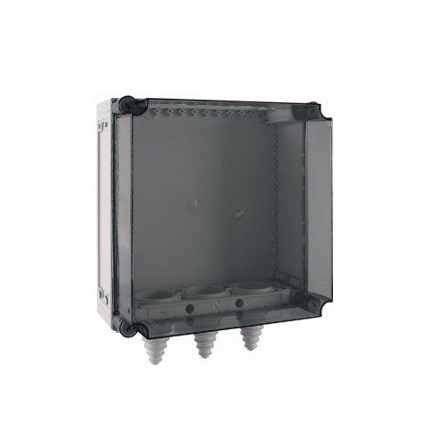 Eaton Kast Ci, HxWxD=375x375x225mm, deksel transparant, 3x kabelflens, boven - Eaton 093504 r - 20058297
