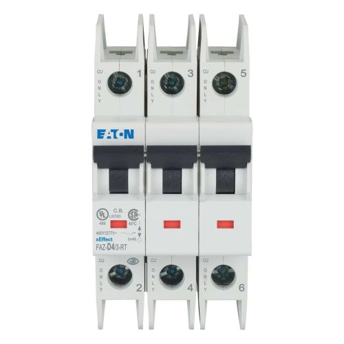 Eaton Installatie-automaat (MCB) FAZ-NA, 3P, 4A, D-curve, 15kA, UL-cert. - Eaton 102302 c - 20058854