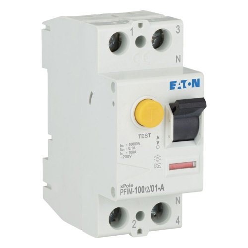 Eaton Aardlekschakelaar (RCCB) PFIM 100A, 2P, 100mA, type A - Eaton 102827 r - 20058890