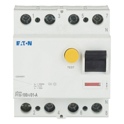 Eaton Aardlekschakelaar (RCCB) PFIM 100A, 4P, 100mA, type A - Eaton 102870 c - 20058893