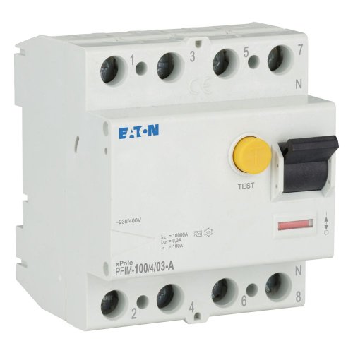 Eaton Aardlekschakelaar (RCCB) PFIM 100A, 4P, 300mA, type A - Eaton 102871 r - 20058894