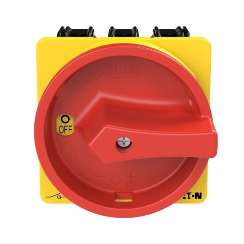 Eaton Hoofdschakelaar, P3, 80 A, inbouw, 3-polig, NOOD-UIT-functie, Met rode - Eaton 110199 c - 20069100
