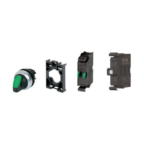 Eaton Signaalkeuzeschakelaar, 2 standen, groen, vast, LED, groen, frontbeves - Eaton 110924 l - 20059426