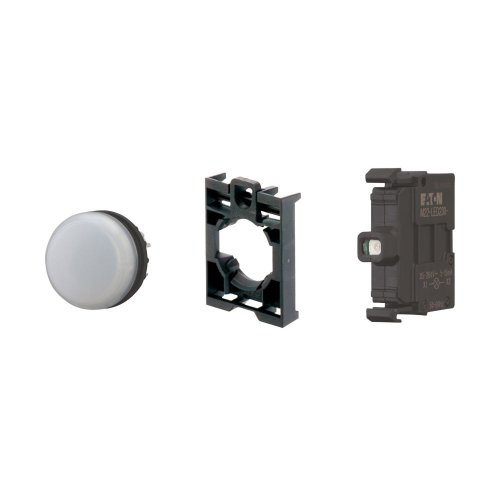 Eaton Signaallampen, vlak, wit, LED, wit, frontbevestiging, 12-30VAC/DC, Bev - Eaton 110928 l - 20059430