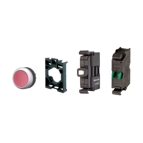 Eaton Signaaldrukknop, vlak, rood, terugverend, LED, rood, frontbevestiging, - Eaton 110932 l - 20059434