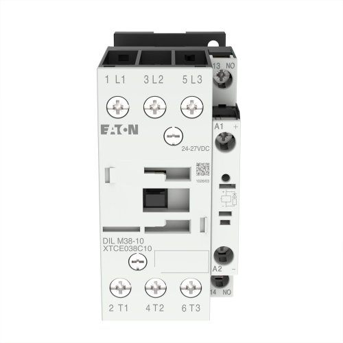 Eaton Magneetschakelaar DILM38-10(RDC24) (24-27VDC), 18,5kW, 1m, 0v - Eaton 112442 c - 20046330