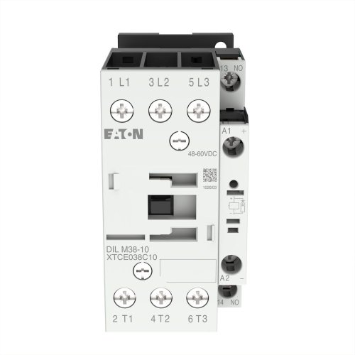 Eaton Magneetschakelaar DILM38-10(RDC60) (48-60VDC), 18,5kW, 1m, 0v - Eaton 112443 c - 20046331