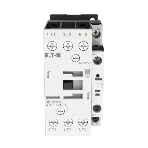 Eaton Magneetschakelaar DILM38-01(RDC24) (24-27VDC), 18,5kW, 0m, 1v - Eaton 112470 c - 20059498