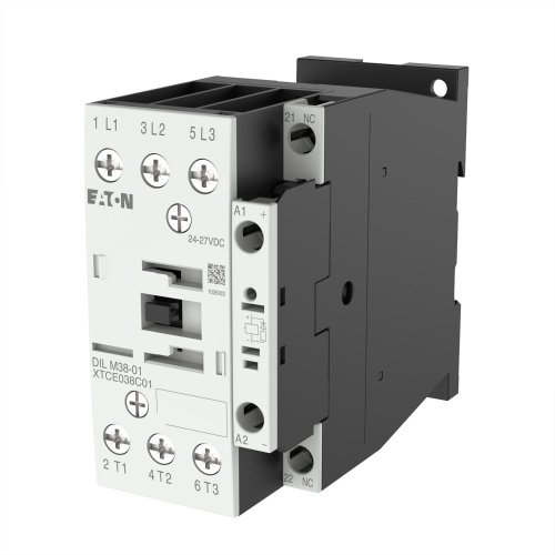 Eaton Magneetschakelaar DILM38-01(RDC24) (24-27VDC), 18,5kW, 0m, 1v - Eaton 112470 l - 20059498