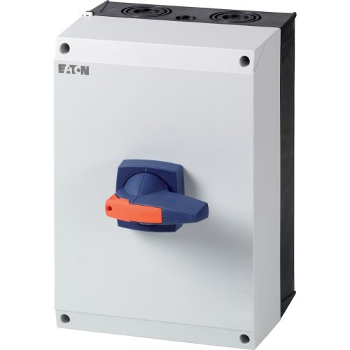 Eaton Lastscheider in IP65 CI-K5 kast 125A 4P, opbouw, hangslot, knop blauw - Eaton 1150pic 1088 l - 20061413