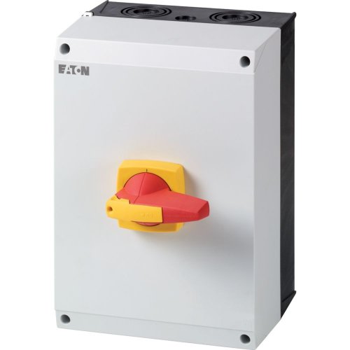 Eaton Lastscheider in IP65 CI-K5 kast 125A 3P, opbouw, hangslot, knop rood - Eaton 1150pic 1090 l - 20061412