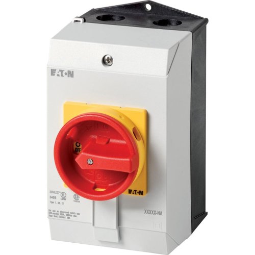 Eaton Hoofdschakelaar, 8-polig, 32 A, NOOD-UIT-functie, 90 &deg;, Opbouw, UL/CSA - Eaton 1150pic 1467 l - 20066896