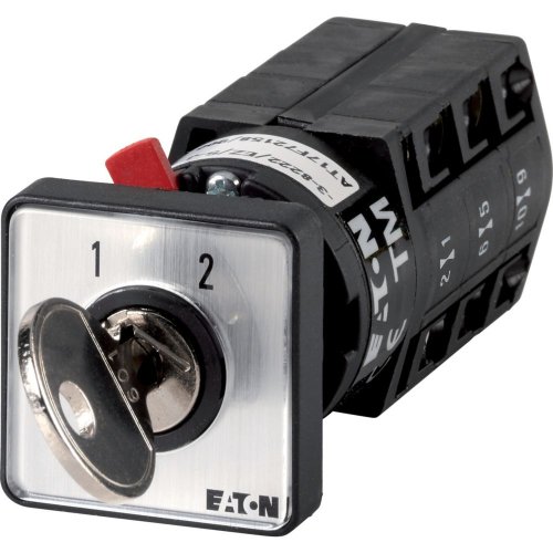 Eaton Omschakelaar, Contacten: 6, 10 A, + Sleutelbediening, Frontplaat: 1-2, - Eaton 1150pic 1555 - 20057121