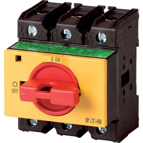 Eaton AAN-UIT-schakelaar, 3-polig + N, 63 A, NOOD-UIT-functie, Verdelerinbou - Eaton 1150pic 202 l - 20057293
