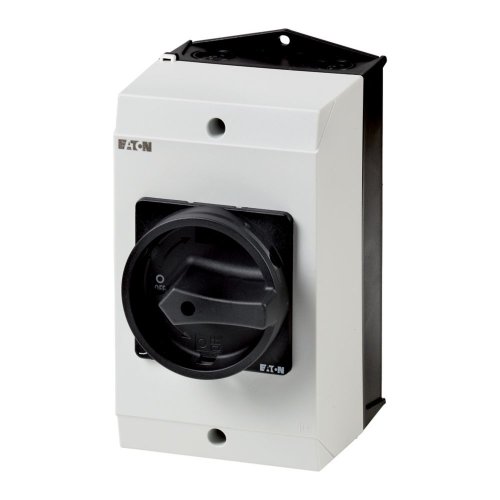 Eaton Hoofdschakelaar, +kast, 3p+1M+1V, 63A, greep zwart, afsluitbaar - Eaton 1150pic 213 l - 20064662