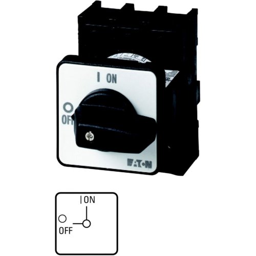 Eaton Hoofdschakelaar, +kast, 3p+1M+1V, 63A, greep rood geel, afsluitbaar - Eaton 1150pic 316 l - 20064663