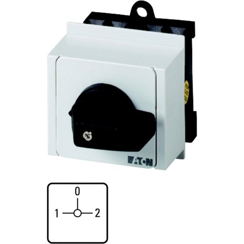 Eaton Omschakelaar, Contacten: 8, 20 A, Frontplaat: 1-0-2, 90 &deg;, vast, Verde - Eaton 1150pic 333 l - 20057308