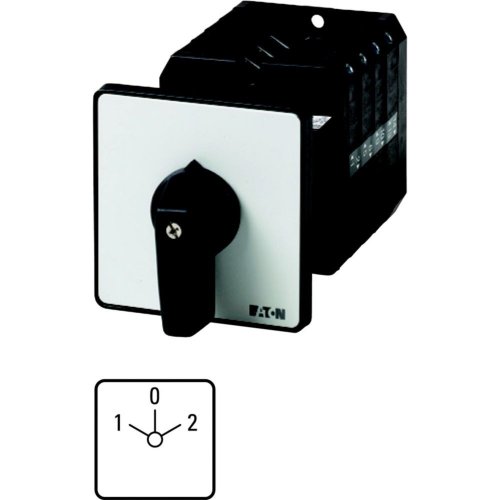 Eaton Omschakelaar, Contacten: 8, 100 A, Frontplaat: 1-0-2, 60 &deg;, vast, tuss - Eaton 1150pic 337 l - 20058366