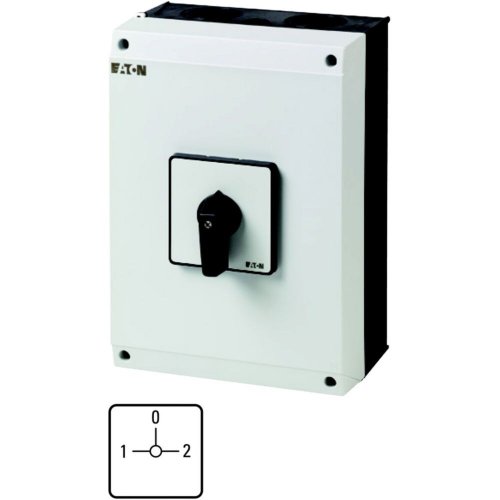 Eaton Omschakelaar, Contacten: 8, 100 A, Frontplaat: 1-0-2, 90 &deg;, vast, Opbo - Eaton 1150pic 346 l - 20064738