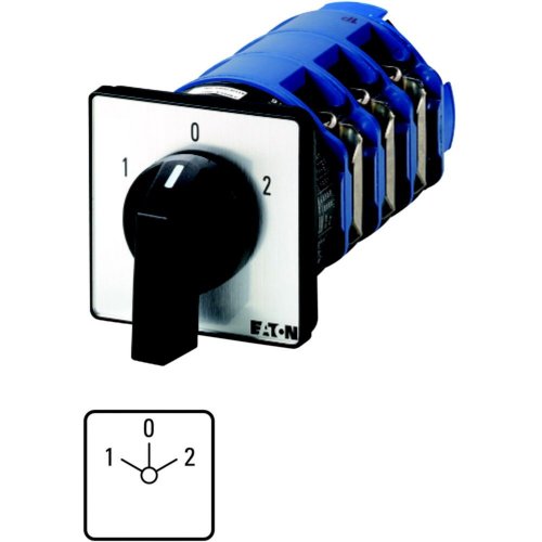 Eaton Omschakelaar, Contacten: 9, 150 A, Frontplaat: 1-0-2, 60 &deg;, vast, inbo - Eaton 1150pic 347 l - 20064900