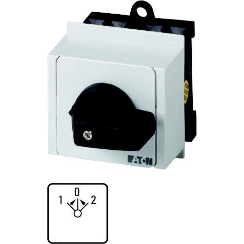 Eaton Omschakelaar, contacten: 4, 20 A, frontplaat: 2>0<1, 45 &deg;, terugverend - Eaton 1150pic 353 l - 20057438