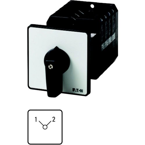 Eaton Omschakelaar, Contacten: 6, 63 A, Frontplaat: 1-2, 90 &deg;, vast, tussenb - Eaton 1150pic 364 l - 20058258
