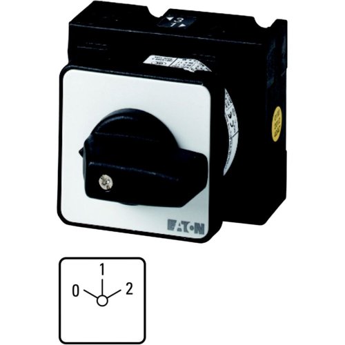 Eaton Omschakelaar, Contacten: 6, 32 A, Frontplaat: 0-1-2, 60 &deg;, vast, eenga - Eaton 1150pic 385 l - 20056021