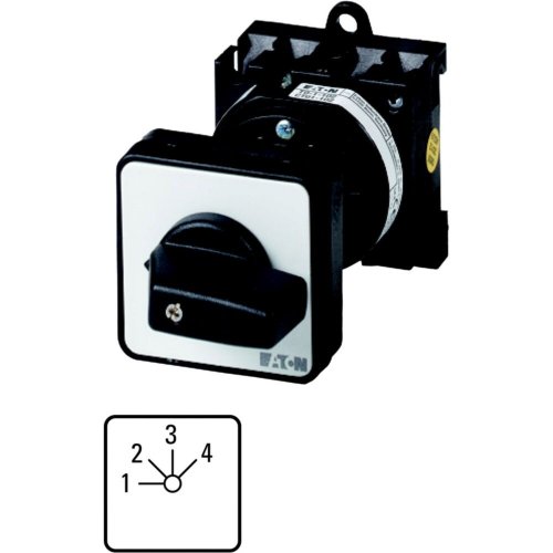 Eaton Stappenschakelaar, Contacten: 8, 20 A, Frontplaat: 1-4, 45 &deg;, 4 stappe - Eaton 1150pic 416 l - 20056599