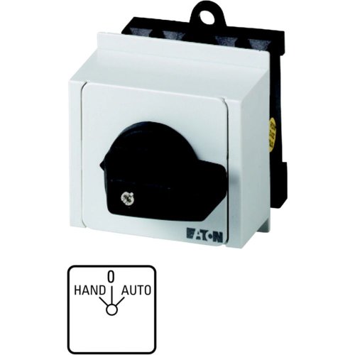 Eaton Omschakelaar, Contacten: 4, 20 A, Frontplaat: HAND-0-AUTO, 45 &deg;, vast, - Eaton 1150pic 445 l - 20057284