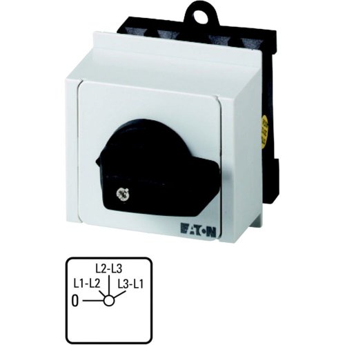 Eaton Spanningsmeteromschakelaar, Contacten: 4, 20 A, 3 x fase/fase, Frontpl - Eaton 1150pic 488 l - 20057107