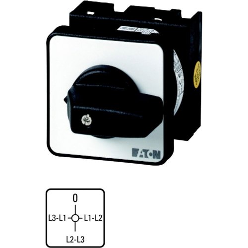 Eaton Spanningsmeteromschakelaar, Contacten: 4, 20 A, 3 x fase/fase, Frontpl - Eaton 1150pic 612 l - 20056369