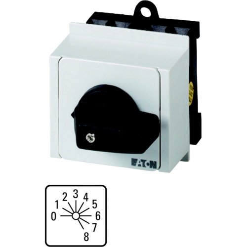 Eaton Stappenschakelaar, Contacten: 8, 20 A, Frontplaat: 0-8, 30 &deg;, vast, Ve - Eaton 1150pic 714 l - 20056595
