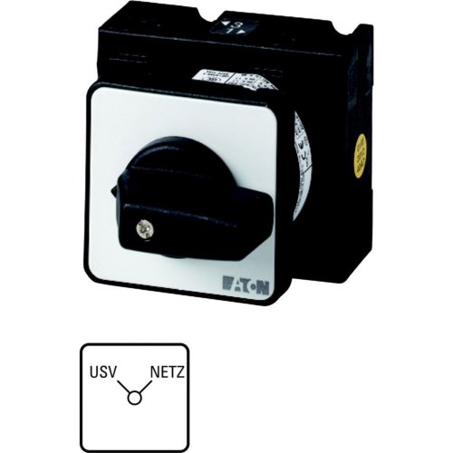 Eaton Omschakelaar, Contacten: 4, 32 A, Frontplaat: USV-NETZ, 90 &deg;, vast, in - Eaton 1150pic 788 l - 20058447