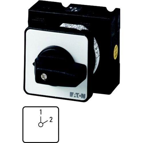 Eaton Omkeerschakelaar, Contacten: 6, 32 A, Frontplaat: 1-2, 45 &deg;, vast, inb - Eaton 1150pic 813 l - 20056886