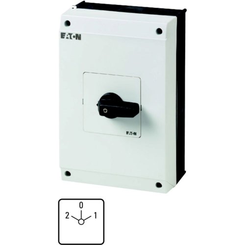 Eaton Poolomschakelaar, Contacten: 6, 63 A, 2 toerentallen, Frontplaat: 2-0- - Eaton 1150pic 878 l - 20065750